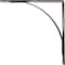 Ekena Millwork Morris Steel Bracket, Hammered Brown 3"W x 18"D x 18"H BKTM03X18X18MOHBR - alternate 9